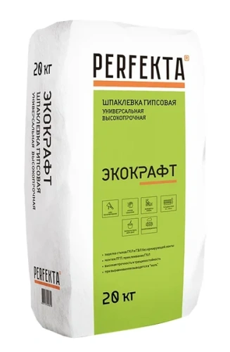 Шпаклевка Perfekta Экокрафт 20 кг - купить в интернет-магазине Diopt.ru