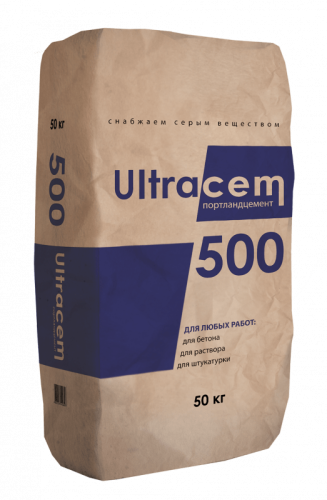 Портланд цемент Ultracem 500, 50 кг - купить в интернет-магазине Diopt.ru