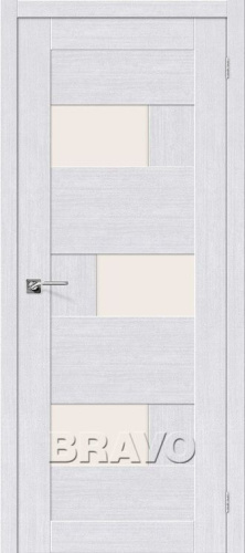 Межкомнатная дверь со стеклом Легно-39 Milk Oak - купить в интернет-магазине Diopt.ru