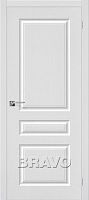 Межкомнатная дверь с ПВХ-пленкой Статус-14 ПГ Белый