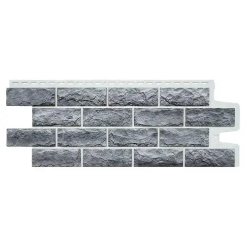 Фасадная панель Grand Line Колотый камень Design Plus Гранит с белым швом 992х392 мм - купить в интернет-магазине Diopt.ru Фасадная панель Grand Line Колотый камень Design Plus Гранит с белым швом 992х392 мм - купить в интернет-магазине Diopt.ru