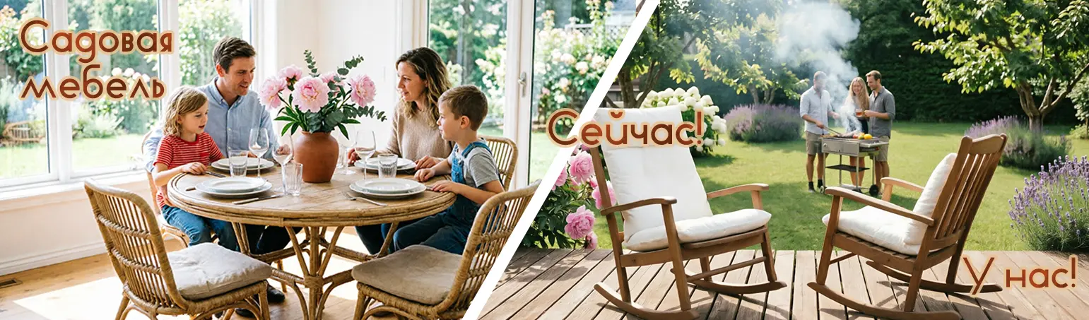 Садовая мебель уже у нас 2026