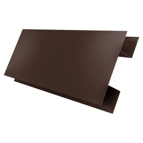 H-профиль соединительный металлический Grand Line RAL 8017 Коричневый 3000х0,45 мм - купить в интернет-магазине Diopt.ru H-профиль соединительный металлический Grand Line RAL 8017 Коричневый 3000х0,45 мм - купить в интернет-магазине Diopt.ru