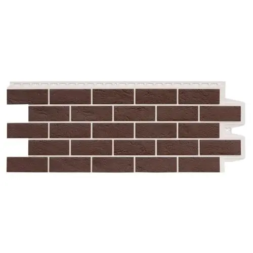 Фасадная панель Grand Line Состаренный кирпич Design Plus Каштан с белым швом 995х390 мм - купить в интернет-магазине Diopt.ru Фасадная панель Grand Line Состаренный кирпич Design Plus Каштан с белым швом 995х390 мм - купить в интернет-магазине Diopt.ru