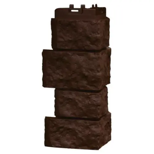 Угол наружный Grand Line Дикий камень Classic Шоколадный 380х180х180 мм - купить в интернет-магазине Diopt.ru Угол наружный Grand Line Дикий камень Classic Шоколадный 380х180х180 мм - купить в интернет-магазине Diopt.ru