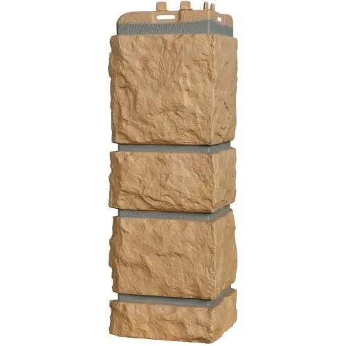 Угол наружный Grand Line Камелот Design Песочный со швом RAL 7006 392х153х153 мм - купить в интернет-магазине Diopt.ru Угол наружный Grand Line Камелот Design Песочный со швом RAL 7006 392х153х153 мм - купить в интернет-магазине Diopt.ru