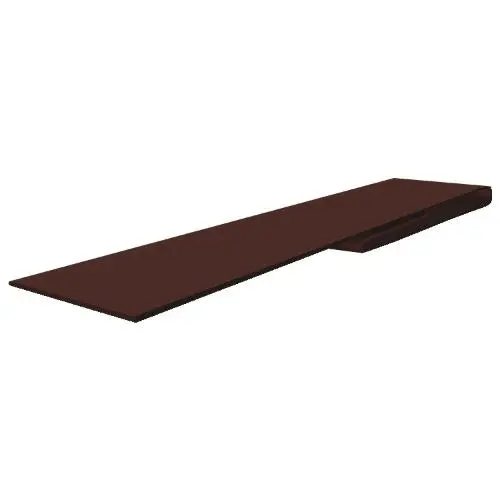 Планка финишная металлическая Grand Line RAL 8017 Коричневая 3000х0,45 мм - купить в интернет-магазине Diopt.ru Планка финишная металлическая Grand Line RAL 8017 Коричневая 3000х0,45 мм - купить в интернет-магазине Diopt.ru