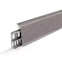 Плинтус Идеал (IDEAL) 85 мм  коллекция "Deconika"210 Дуб пепельный