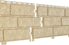 Фасадная панель Кирпич Песочный