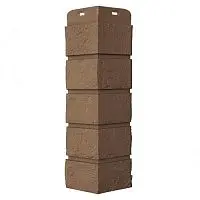 Угол наружный Grand Line Состаренный кирпич Стандарт Глина 390х120х120 мм