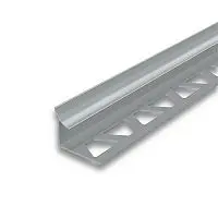 Раскладка внутренняя для плитки 10 мм 2,5м "Идеал", Серый