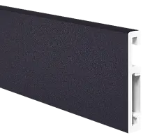 Плинтус ПВХ FG 034_Угольно-черный