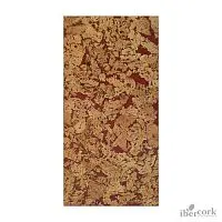 Пробковое настенное покрытие в пластинах IberCork Лерида рохо
