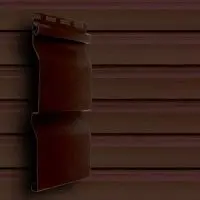 Сайдинг акриловый Grand Line Amerika Slim D4 Корабельный брус Темный дуб 3000х203 мм