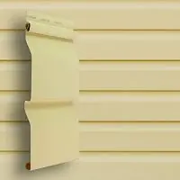 Сайдинг виниловый Grand Line Standart D4,4 Корабельная доска XL Ванильный 3600х224 мм