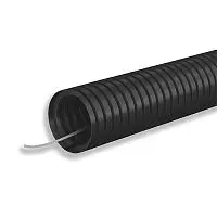 Труба гофрированная ПНД с зондом Ф32  (бухта) "Идеал"