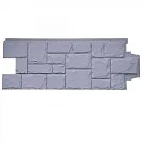 Фасадная панель Grand Line Крупный камень Classic Серый 982х383 мм
