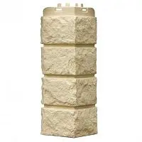 Угол наружный Grand Line Колотый камень Classic Бежевый 392х153х153 мм