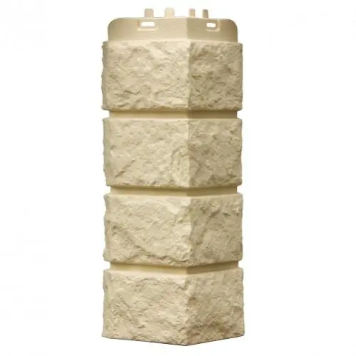 Угол наружный Grand Line Колотый камень Classic Бежевый 392х153х153 мм - купить в интернет-магазине Diopt.ru