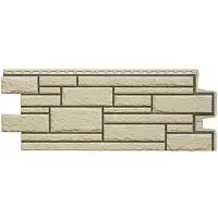 Фасадная панель Grand Line Камелот Design Бежевый со швом RAL 7006 992х392 мм