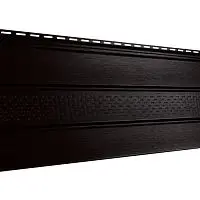 Софит Ю-Пласт Pro классический с центральной перфорацией Темно-коричневый 