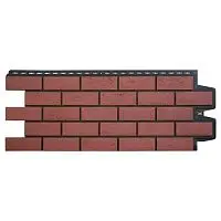 Фасадная панель Grand Line Состаренный кирпич Design Plus Корица с черным швом 995х390 мм