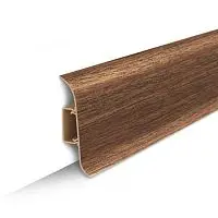 Плинтус напольный с центральной планкой 55мм 2,2м "Идеал Классик", 341 Ольха