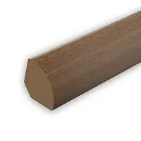 Угол внутренний округлый 14х14мм 2,7м "Идеал", Орех 