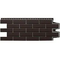 Фасадная панель Grand Line Клинкерный кирпич Design Шоколадный со швом RAL 7006 968х390 мм