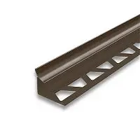 Раскладка внутренняя для плитки 10 мм 2,5м "Идеал", Коричневый