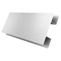 H-профиль соединительный металлический Grand Line RAL 9003 Белый 3000х0,45 мм