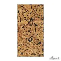 Пробковое настенное покрытие в пластинах IberCork Лерида Негро