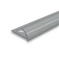 Раскладка наружная для плитки 8мм 2,5м "Идеал", Серый