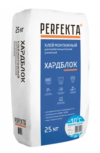 Клей монтажный Хардблок Зимняя серия, 25 кг - купить в интернет-магазине Diopt.ru