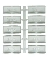 Соединители универсальные для прямых и угловых стыков к плинтусу "Идеал Дюра" (10шт. во флоупаке)