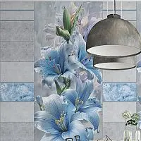 Стеновая панель ПВХ Кронапласт Unique Лилии на рассвете Фон 2700х250 мм