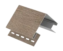 Наружный угол Тимберблок Рейка фасадная Орех светлый