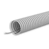 Труба гофрированная ПВХ с зондом Ф32 (бухта) "Идеал"