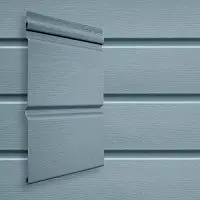 Сайдинг виниловый Grand Line Double-Брус Голубой 3000х291 мм