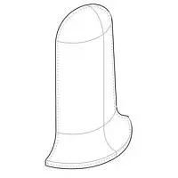 Угол наружный Идеал (IDEAL) коллекция Комфорт Вишня дикая