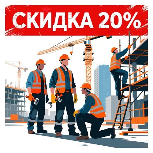 Выгодные условия для строительных бригад – скидки до 20% на материалы!