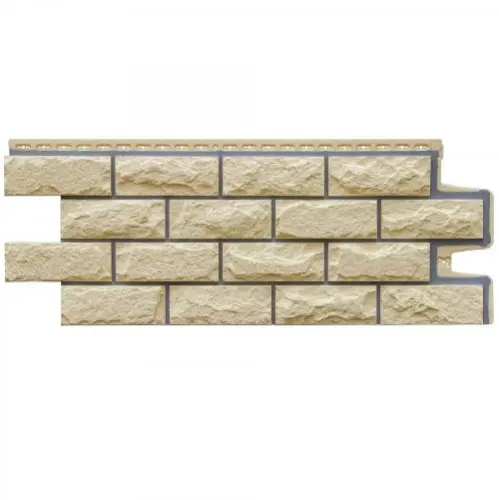 Фасадная панель Grand Line Колотый камень Design Бежевый со швом RAL 7004 992х392 мм - купить в интернет-магазине Diopt.ru Фасадная панель Grand Line Колотый камень Design Бежевый со швом RAL 7004 992х392 мм - купить в интернет-магазине Diopt.ru