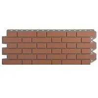 Фасадная панель Альта-Профиль Кирпич Клинкерный Красный 1130х420 мм     