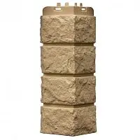 Угол наружный Grand Line Колотый камень Classic Песочный 392х153х153 мм