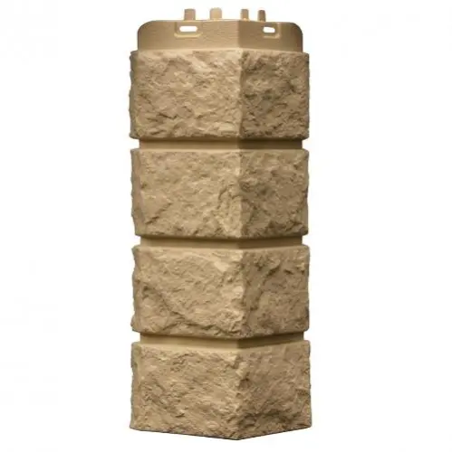 Угол наружный Grand Line Колотый камень Classic Песочный 392х153х153 мм - купить в интернет-магазине Diopt.ru