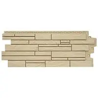 Фасадная панель Grand Line Скала Classic Бежевый 972х380 мм