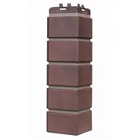 Угол наружный Grand Line Клинкерный кирпич Design Plus Кофе с темно-бежевым швом 390х120х120 мм