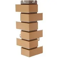 Угол наружный Кирпич Клинкерный Бежевый