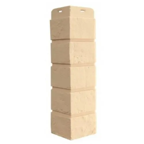 Угол наружный Grand Line Состаренный кирпич Classic Бежевый 390х120х120 мм - купить в интернет-магазине Diopt.ru