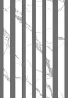 Панель ПВХ № 678 - Рейка Мрамор серый